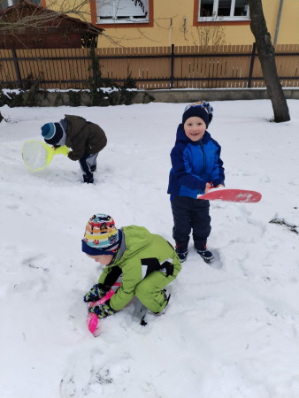Užíváme si sněhové nadílky